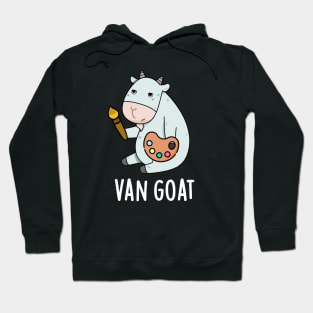 Van Goat Funny Artist Pun Hoodie